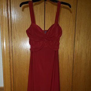 Red formal dress